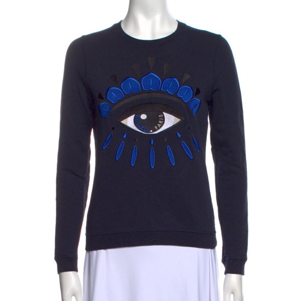 Kenzo authentic graphic print crew neck sweatshirt size XS